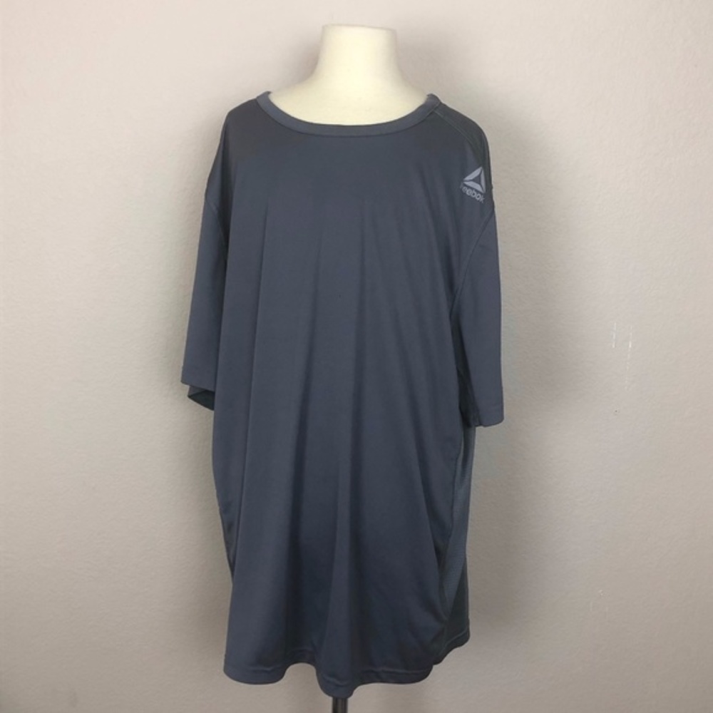 Reebok Gray Speedwick Tee T-shirt Top ((size XL))